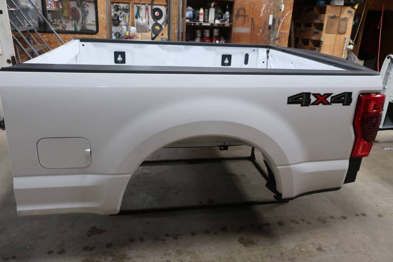 20-22 Ford F-250/F-350 Super Duty White 6.9ft Short Truck Bed - Image 2